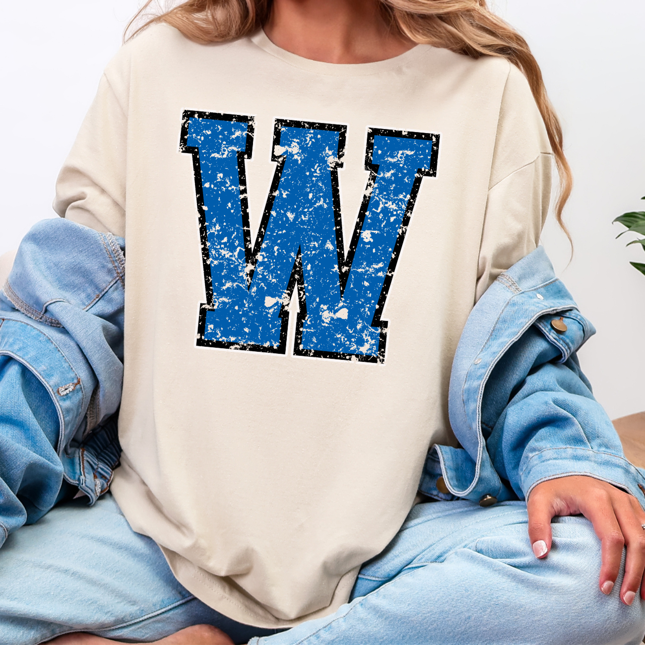 West Liberty Distressed W Tee