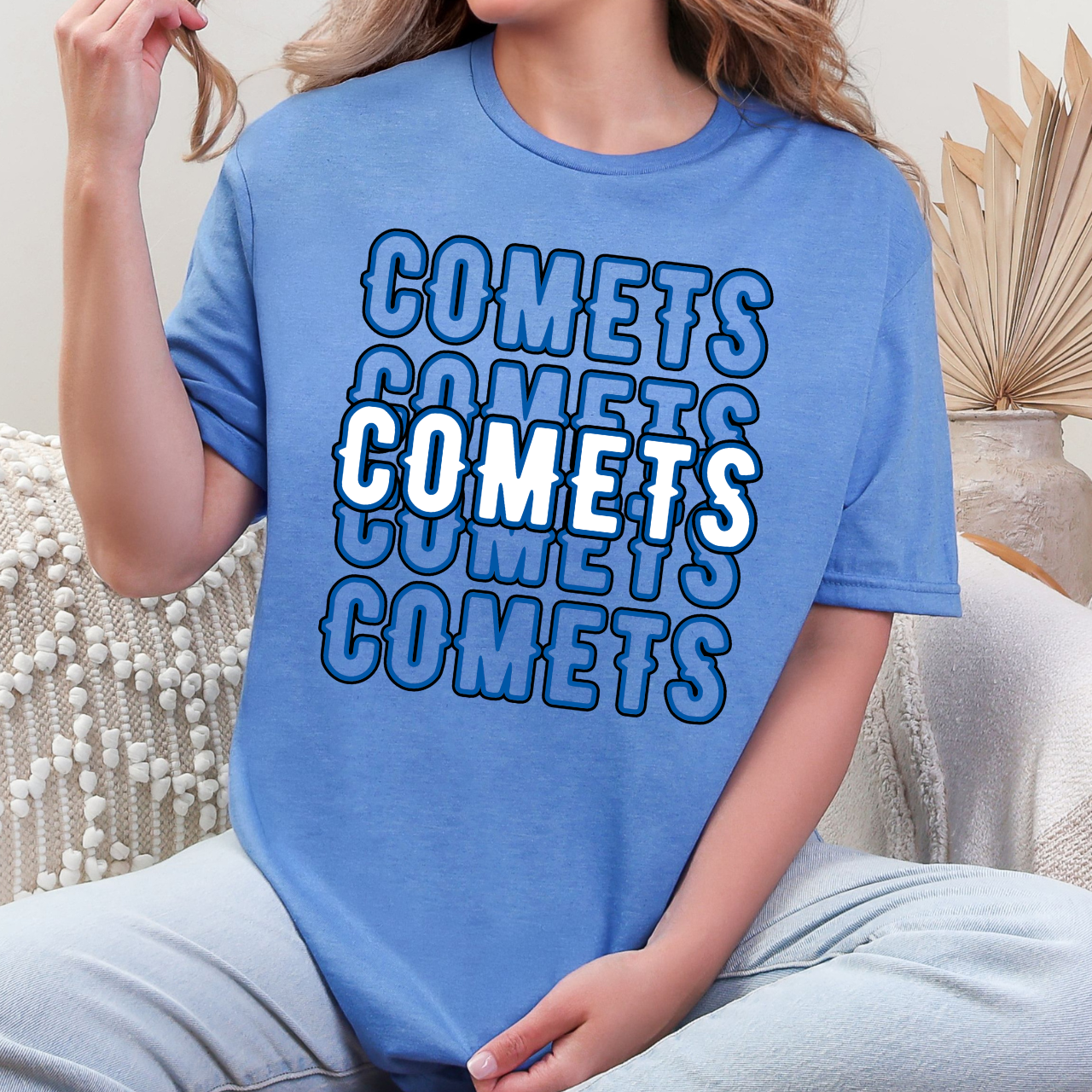 West Liberty Comets Repeat Graphic Tee
