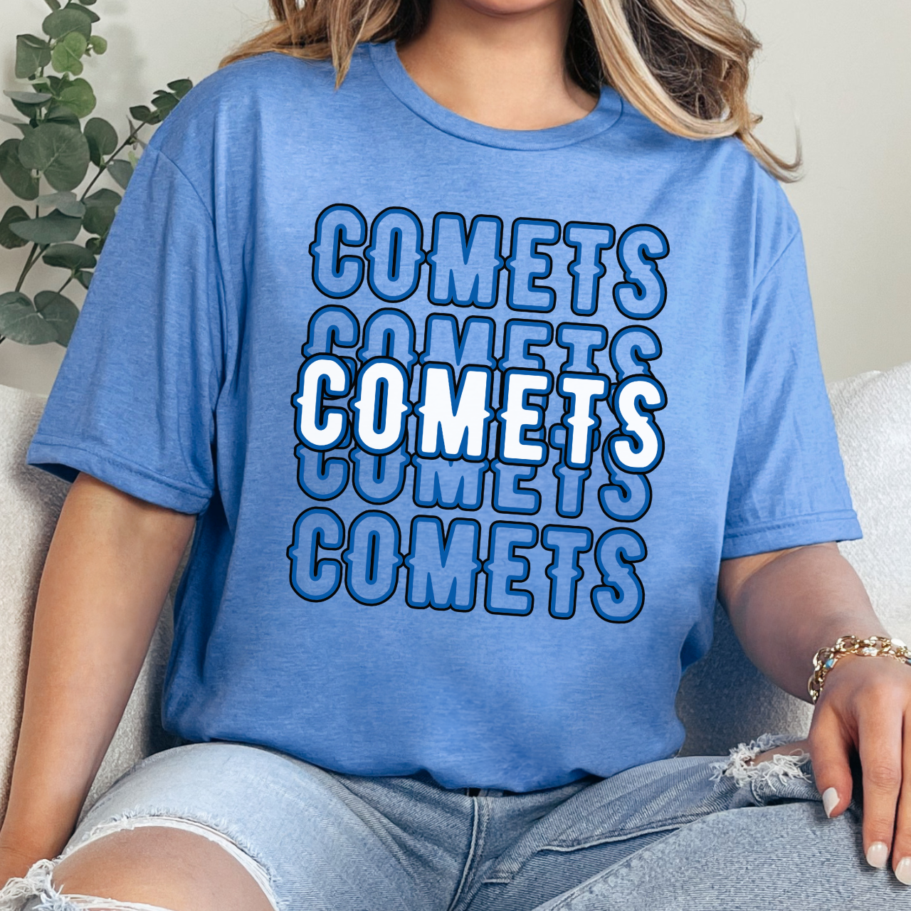 West Liberty Comets Repeat Graphic Tee