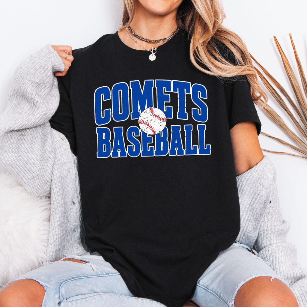 West Liberty Comets Baseball Tee