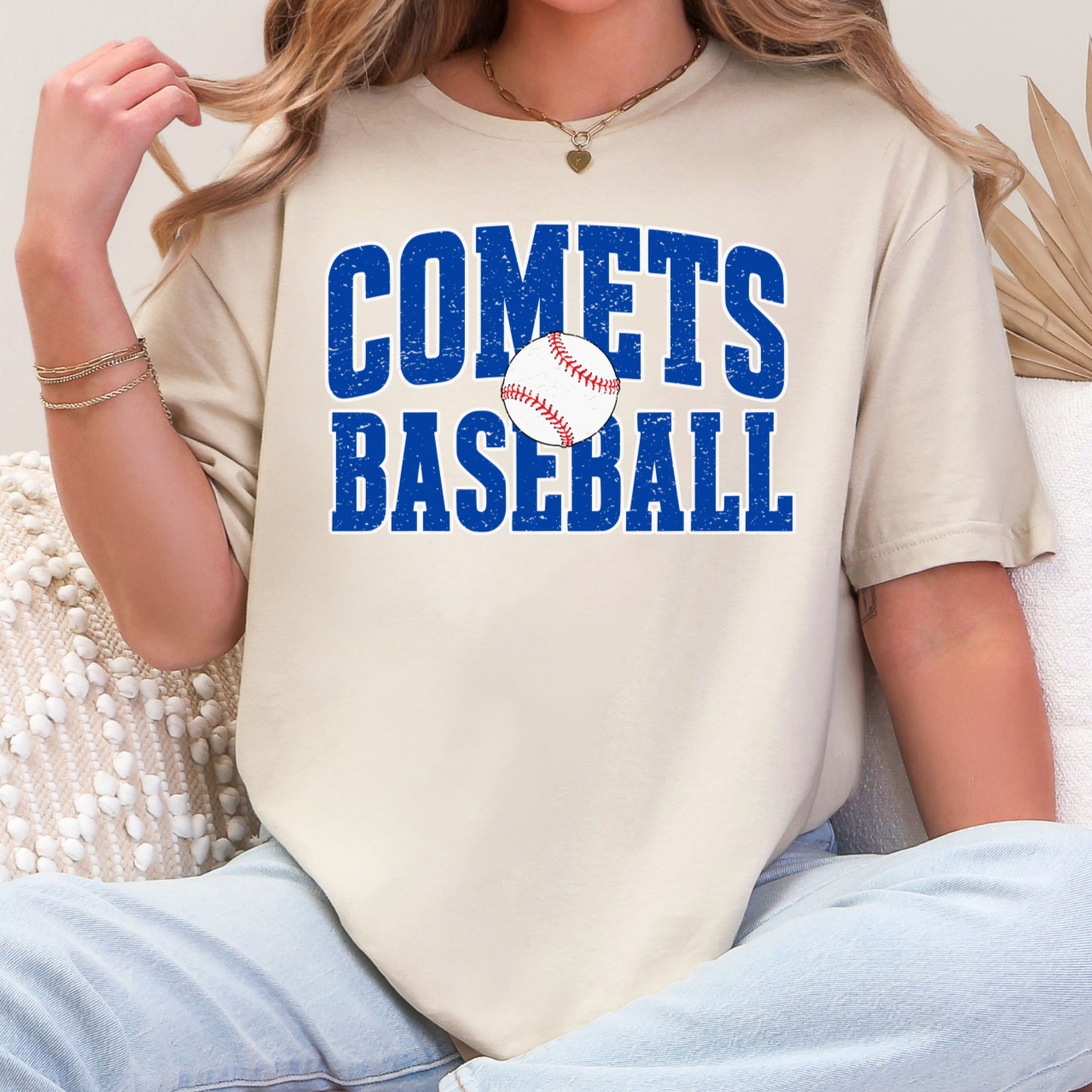 West Liberty Comets Baseball Tee