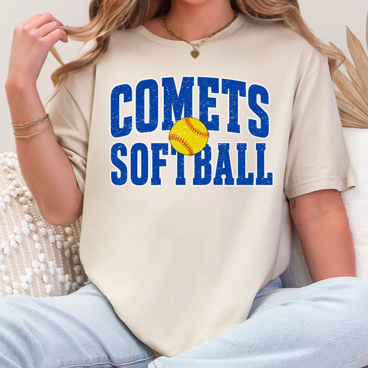 West Liberty Comets Softball Tee