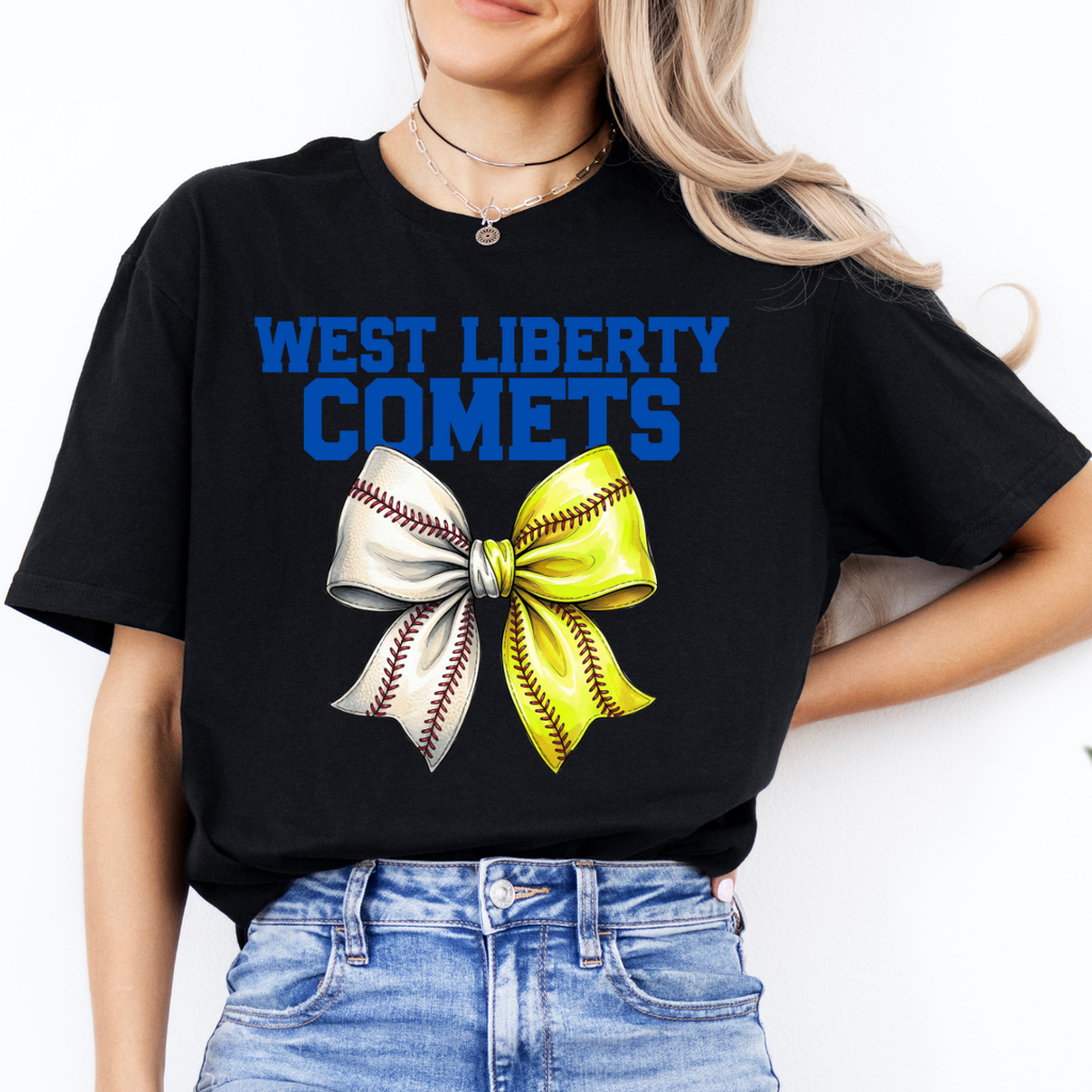 West Liberty Comets Baseball Softball Tee