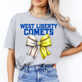 West Liberty Comets Baseball Softball Tee