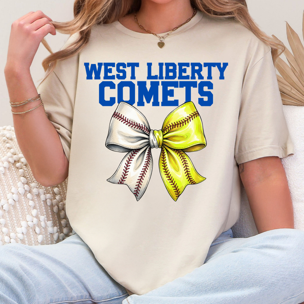 West Liberty Comets Baseball Softball Tee