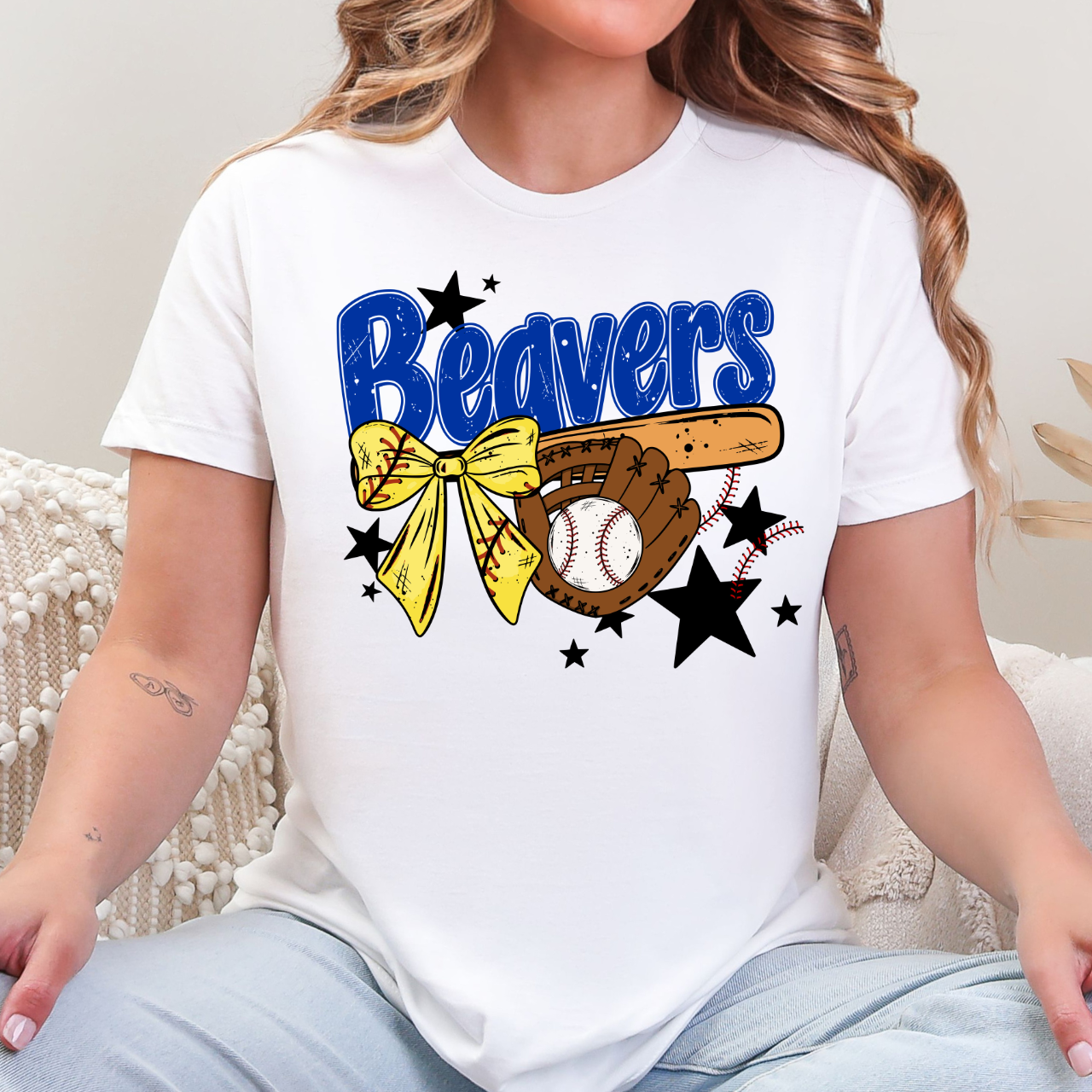 Wilton Beavers Softball Baseball Tee