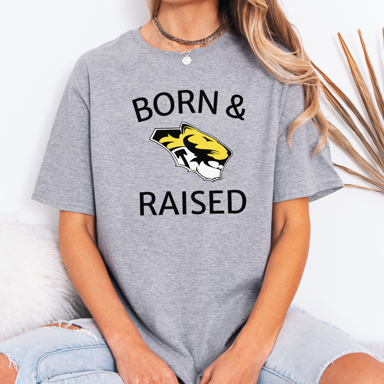 Tipton Tigers Born & Raised Tee
