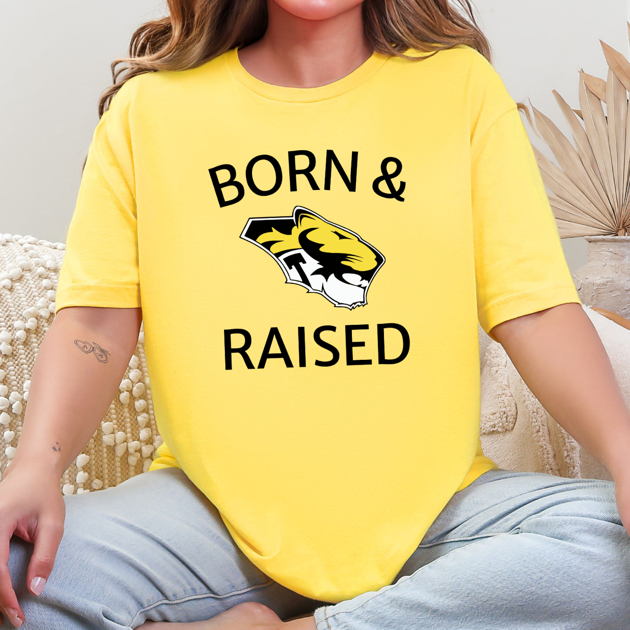 Tipton Tigers Born & Raised Tee