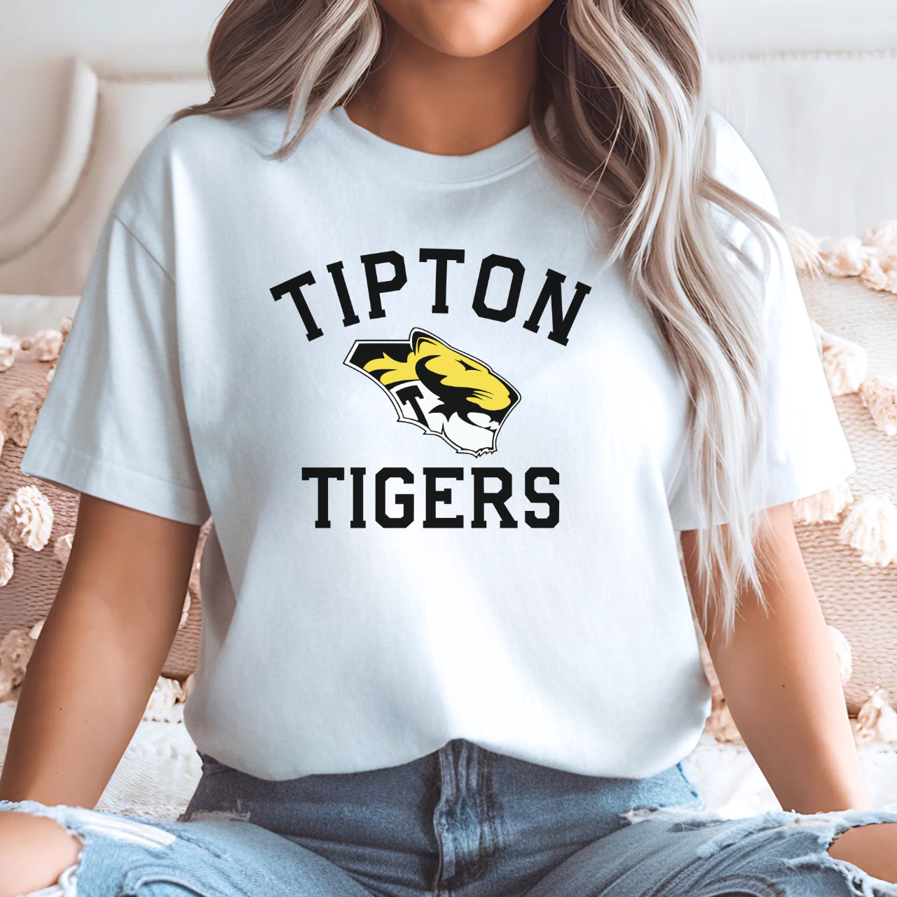 Tipton Tigers Mascot Arch Tee