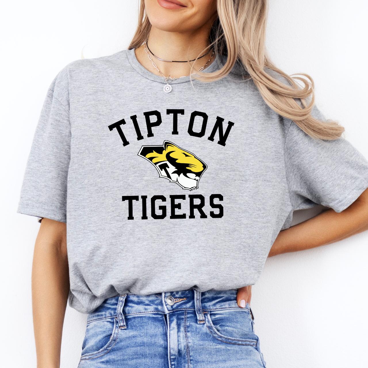 Tipton Tigers Mascot Arch Tee