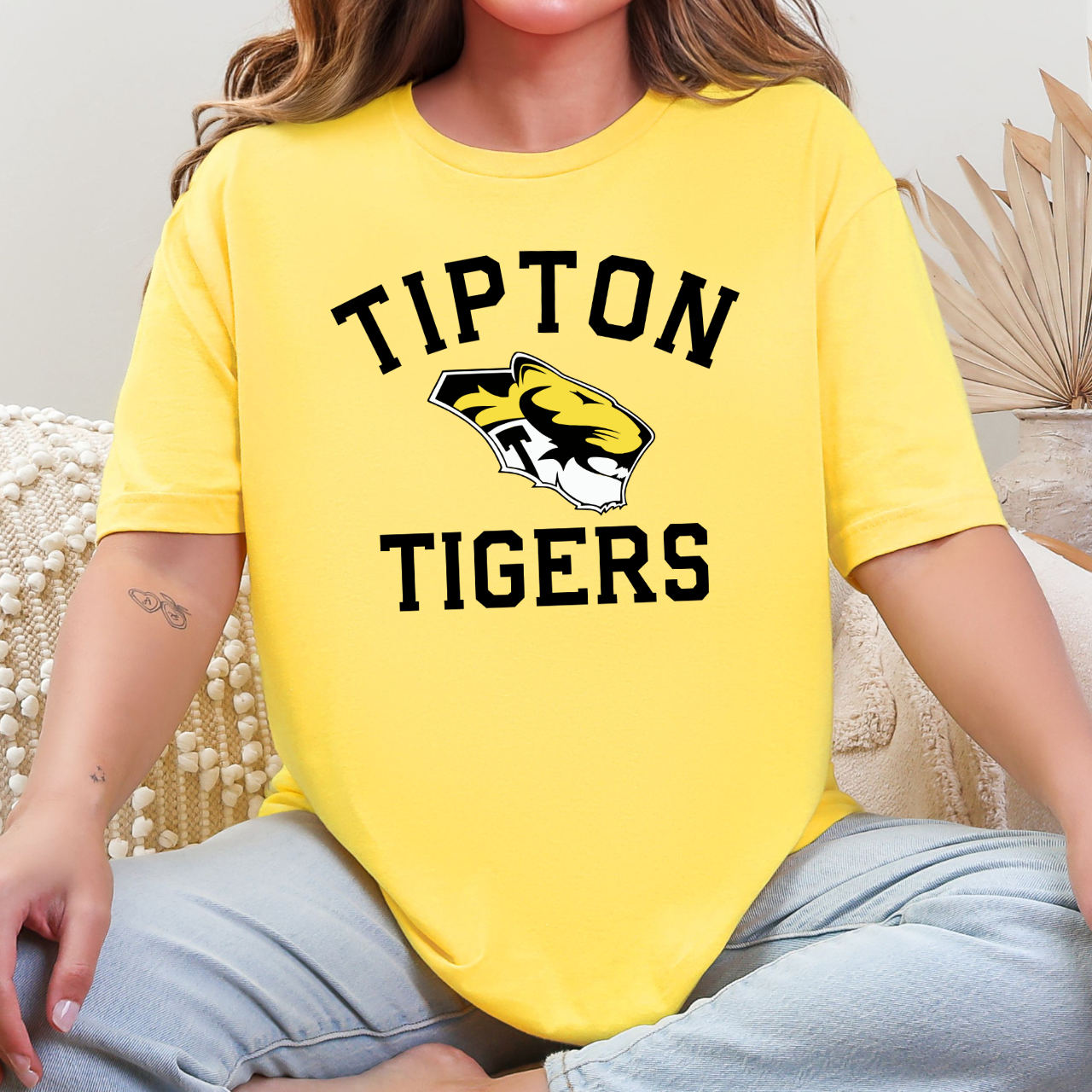 Tipton Tigers Mascot Arch Tee