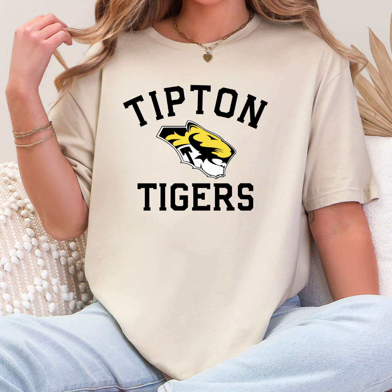 Tipton Tigers Mascot Arch Tee