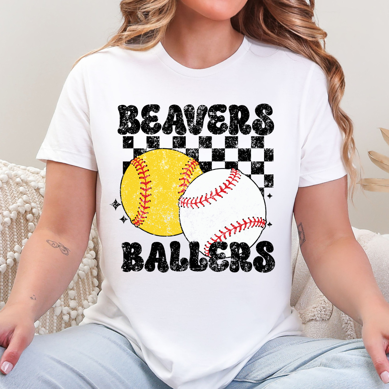 Wilton Beavers Softball Baseball Tee
