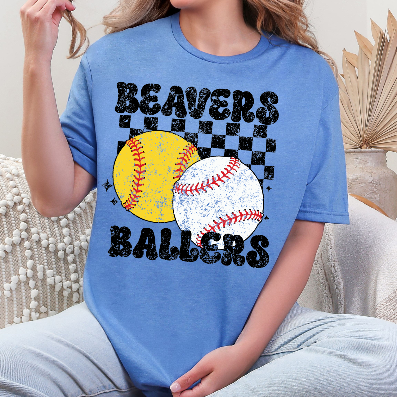 Wilton Beavers Softball Baseball Tee