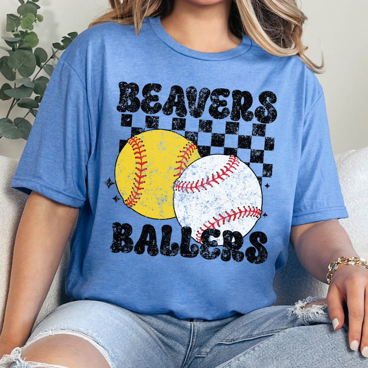 Wilton Beavers Softball Baseball Tee