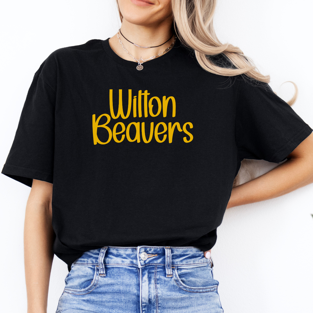 Wilton Beavers Playful Script Tee