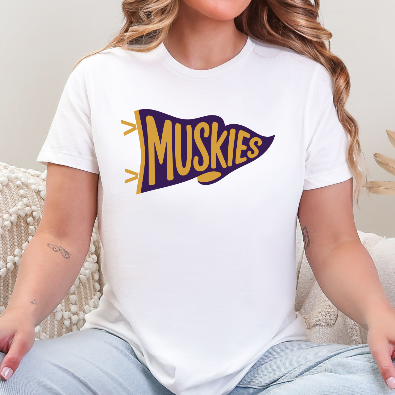 Muskies Retro Pennant Tee