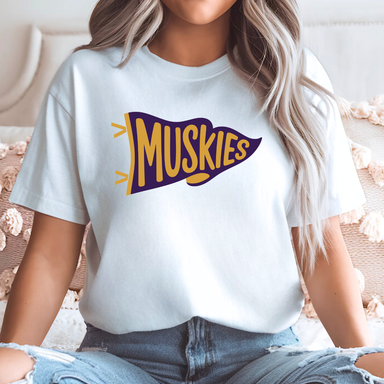 Muskies Retro Pennant Tee