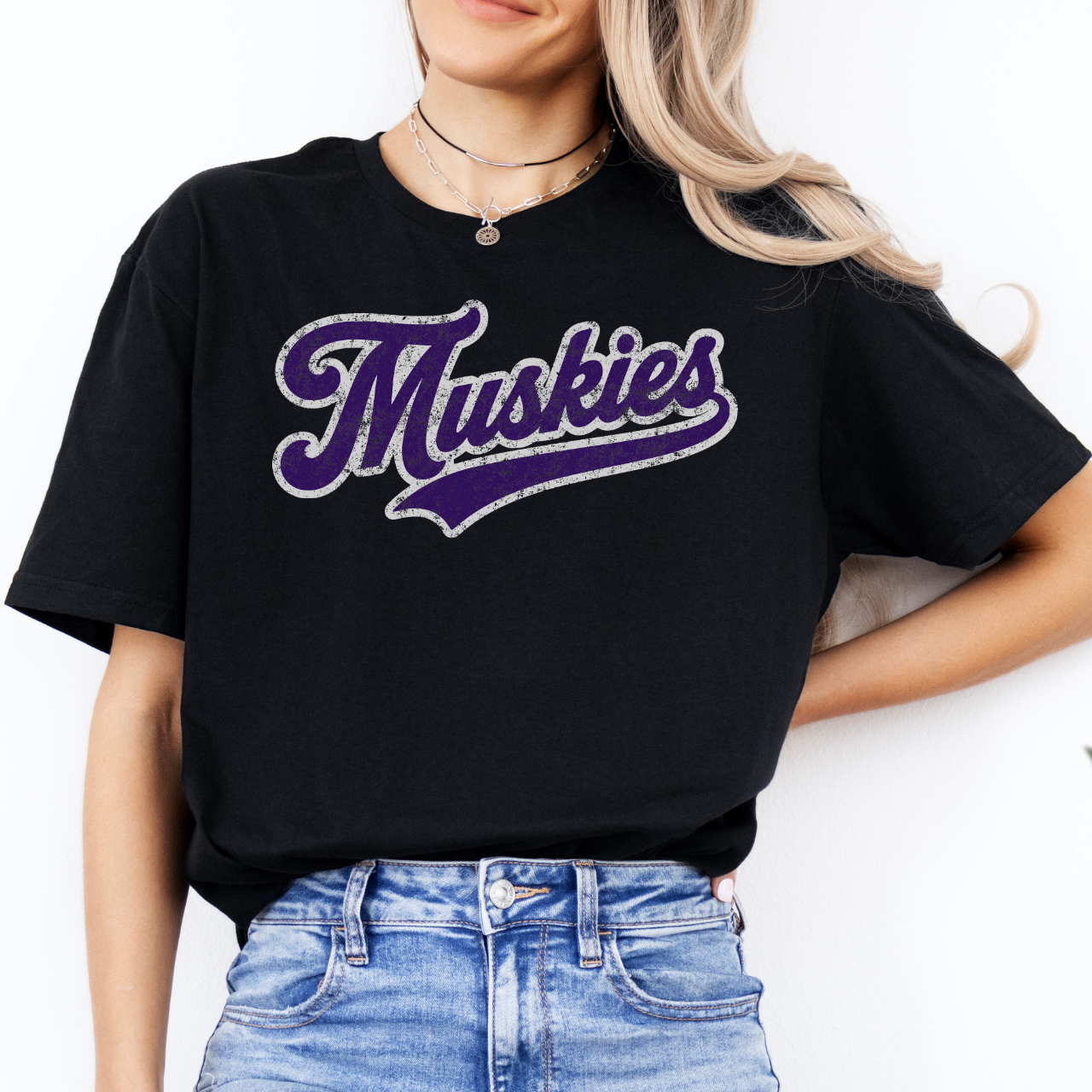 Muskies Classic Script Graphic Tee