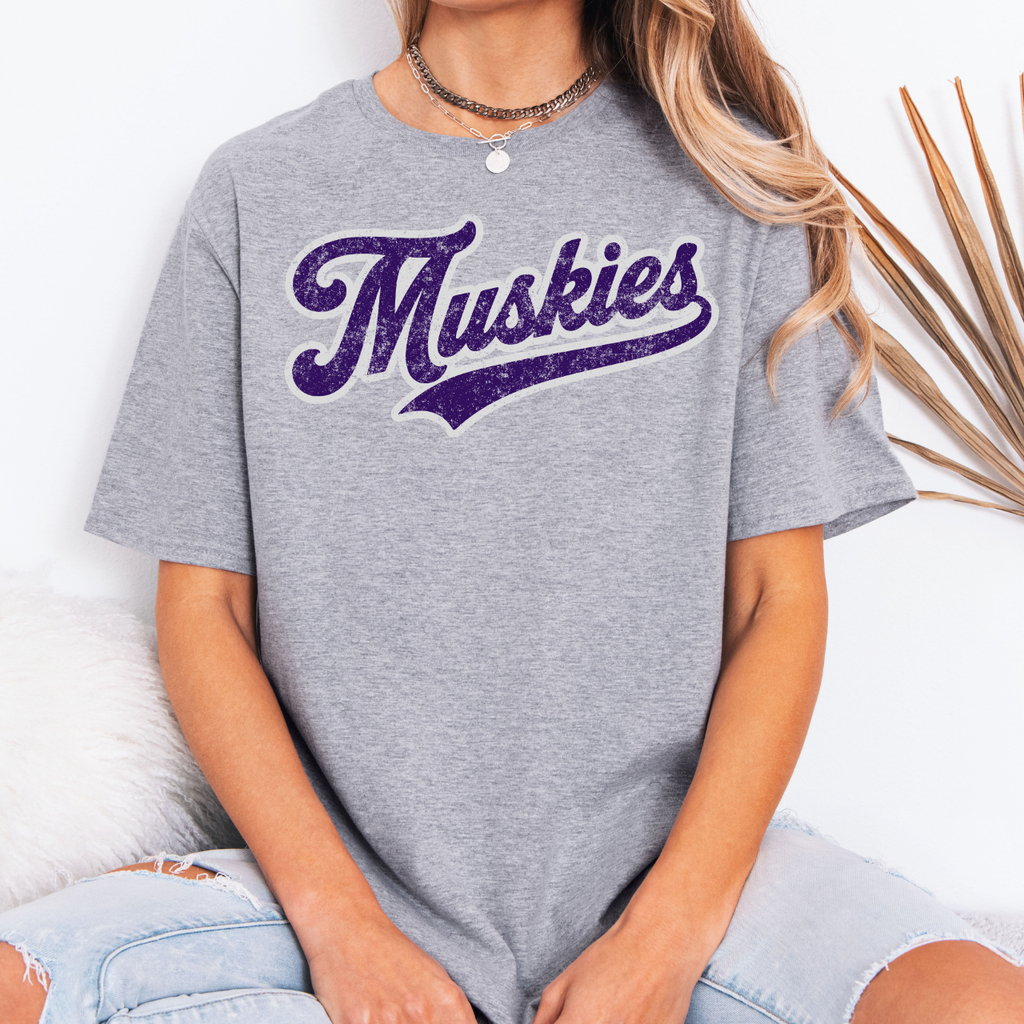 Muskies Classic Script Graphic Tee