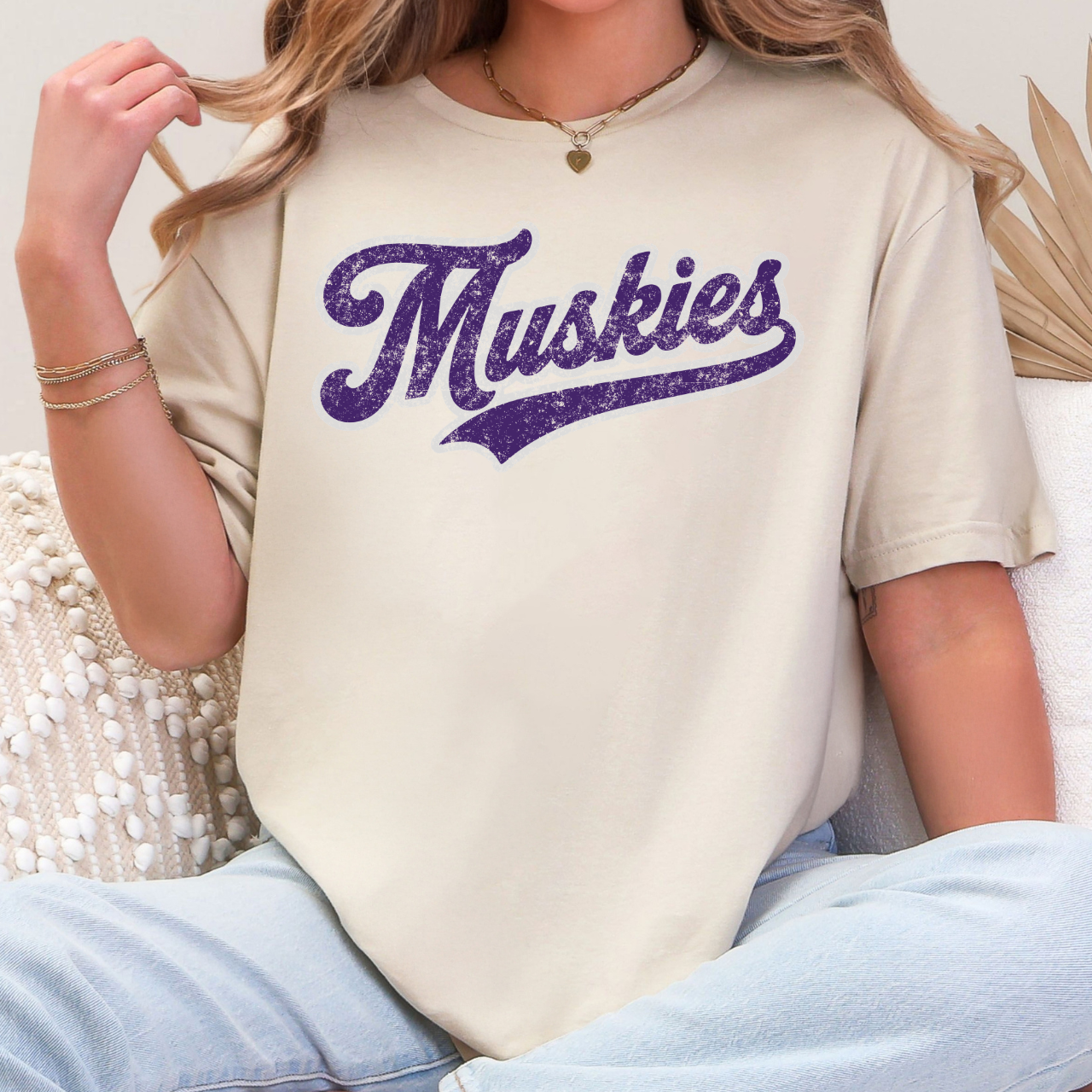 Muskies Classic Script Graphic Tee