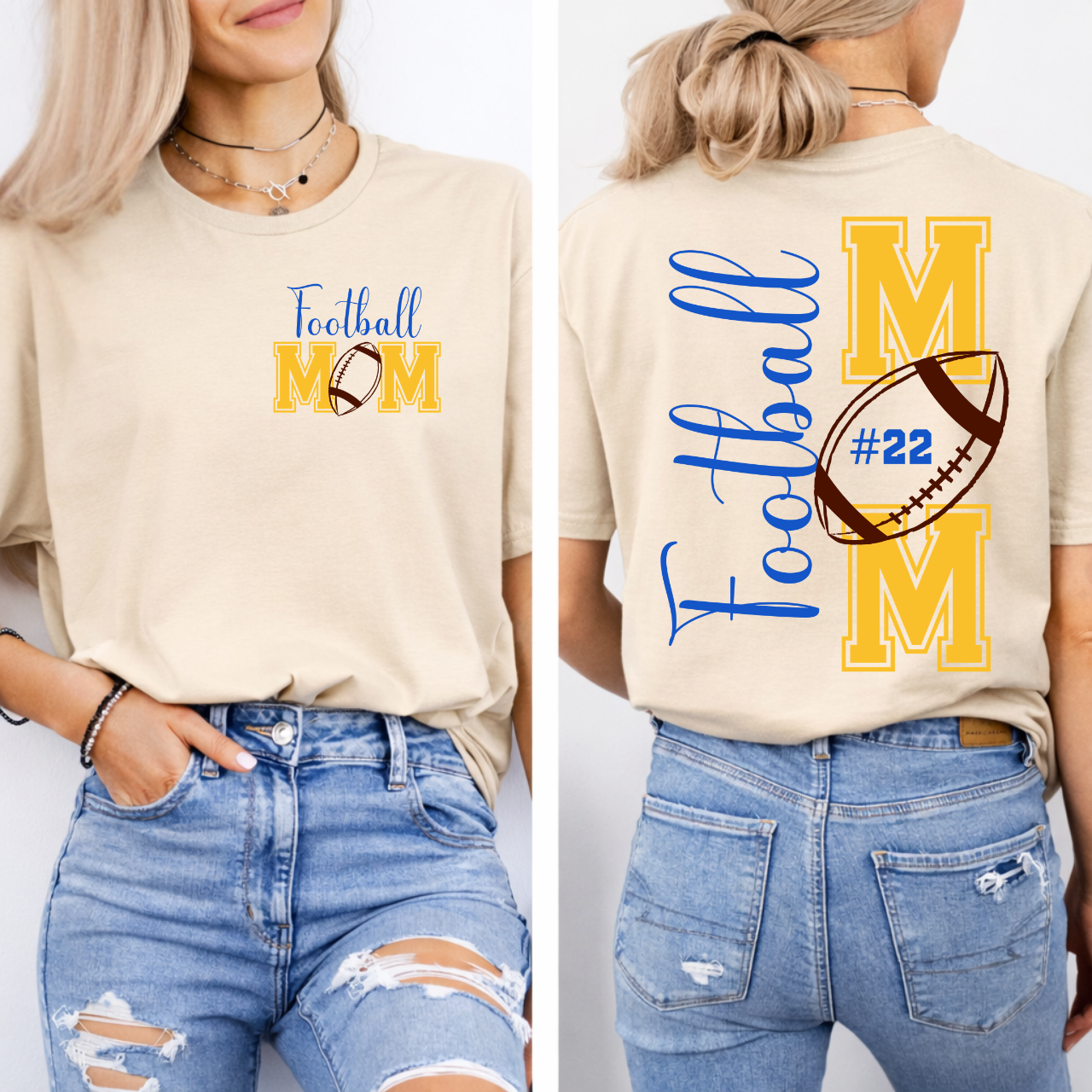 Durant Wildcats Football Mom Tee