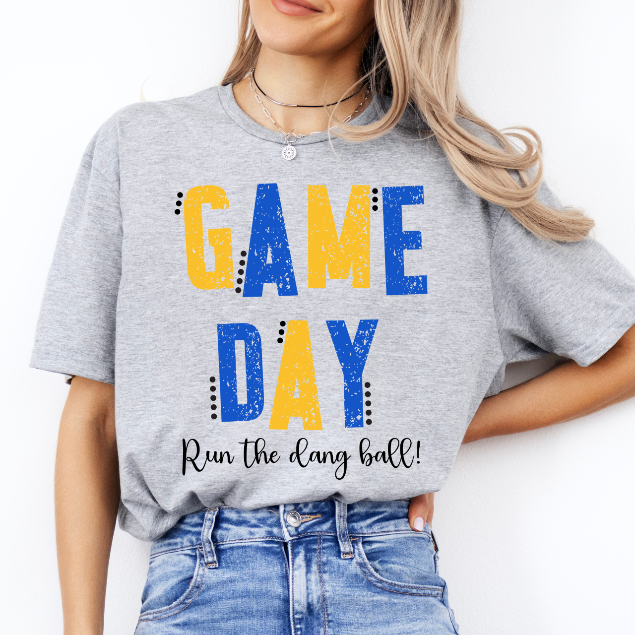 Durant Wildcats Game Day Run The Ball Tee