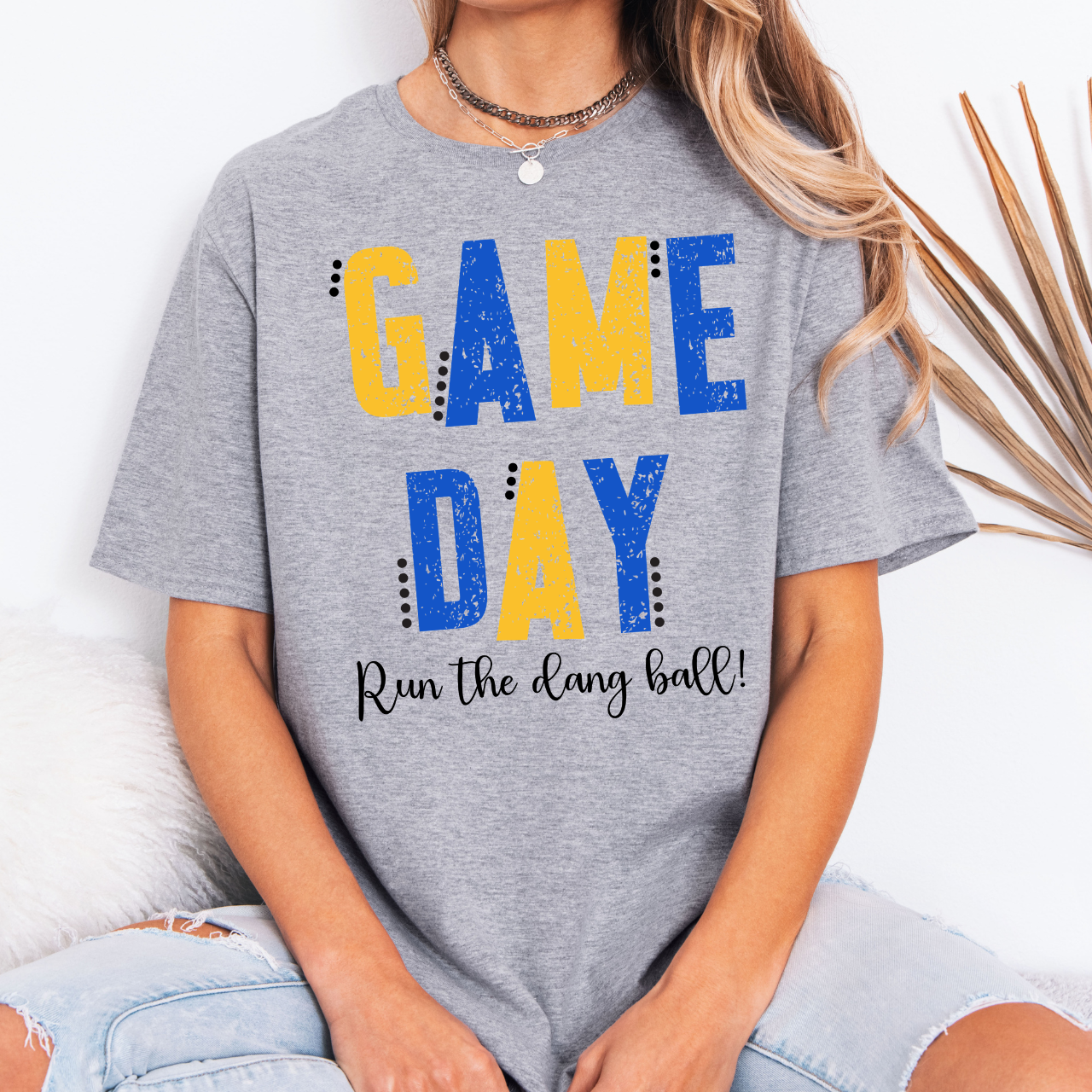 Durant Wildcats Game Day Run The Ball Tee