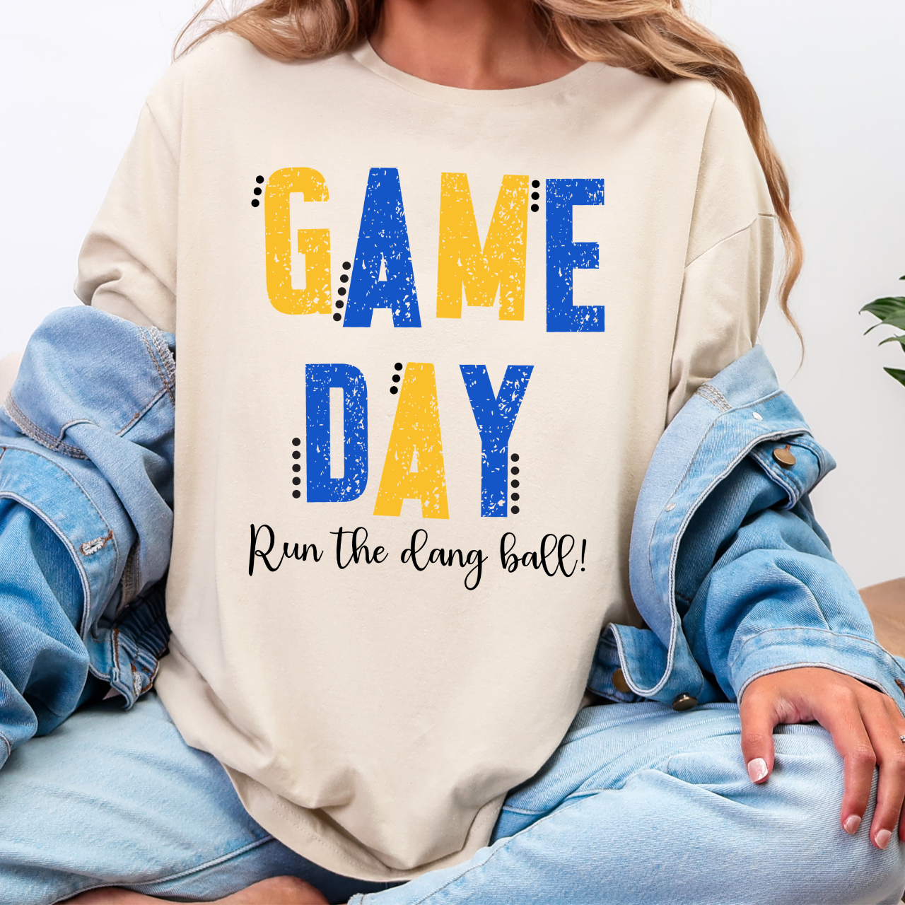 Durant Wildcats Game Day Run The Ball Tee