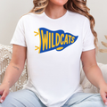 Durant Wildcats Retro Pennant Tee