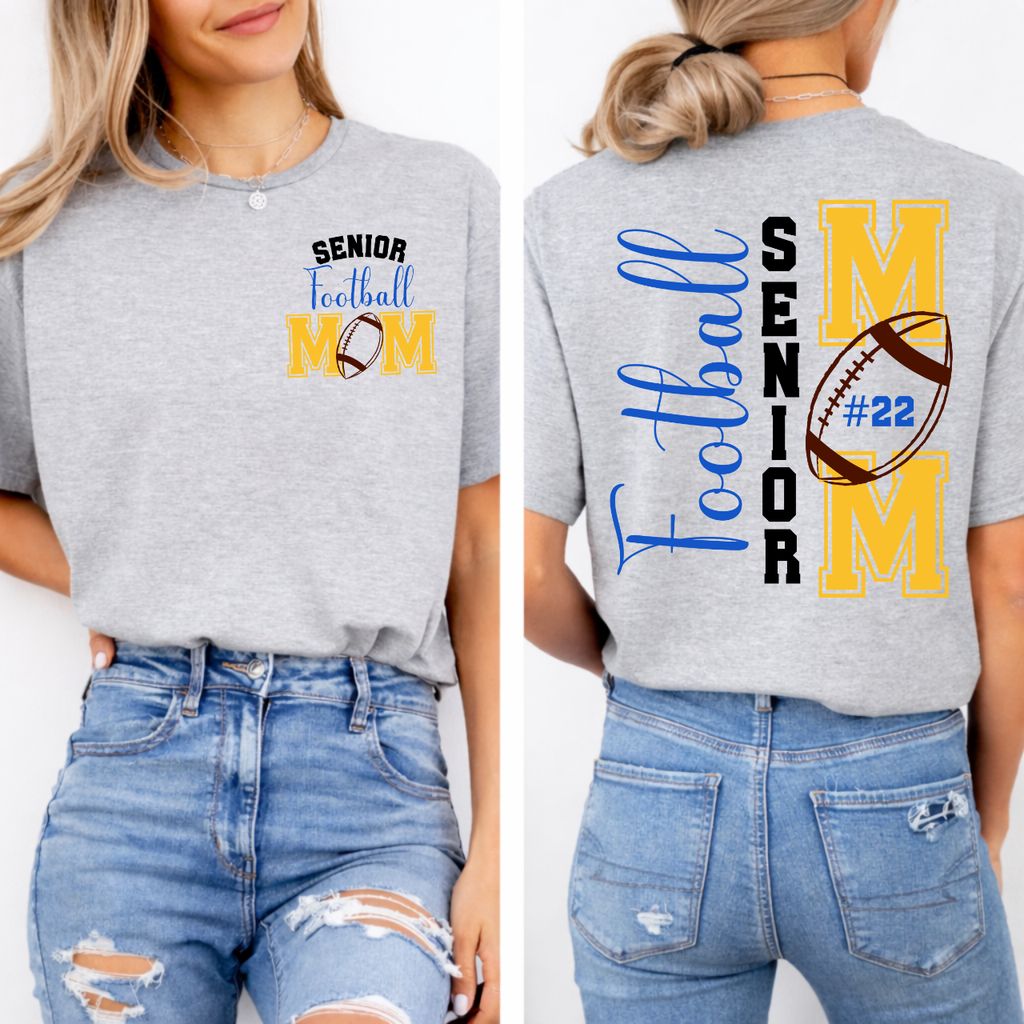 Durant Wildcats Senior Football Mom Tee
