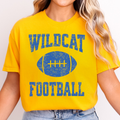 Durant Wildcats Football Tee (Blue)
