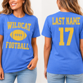 Durant Personalized Name and Number Football Tee (Gold)