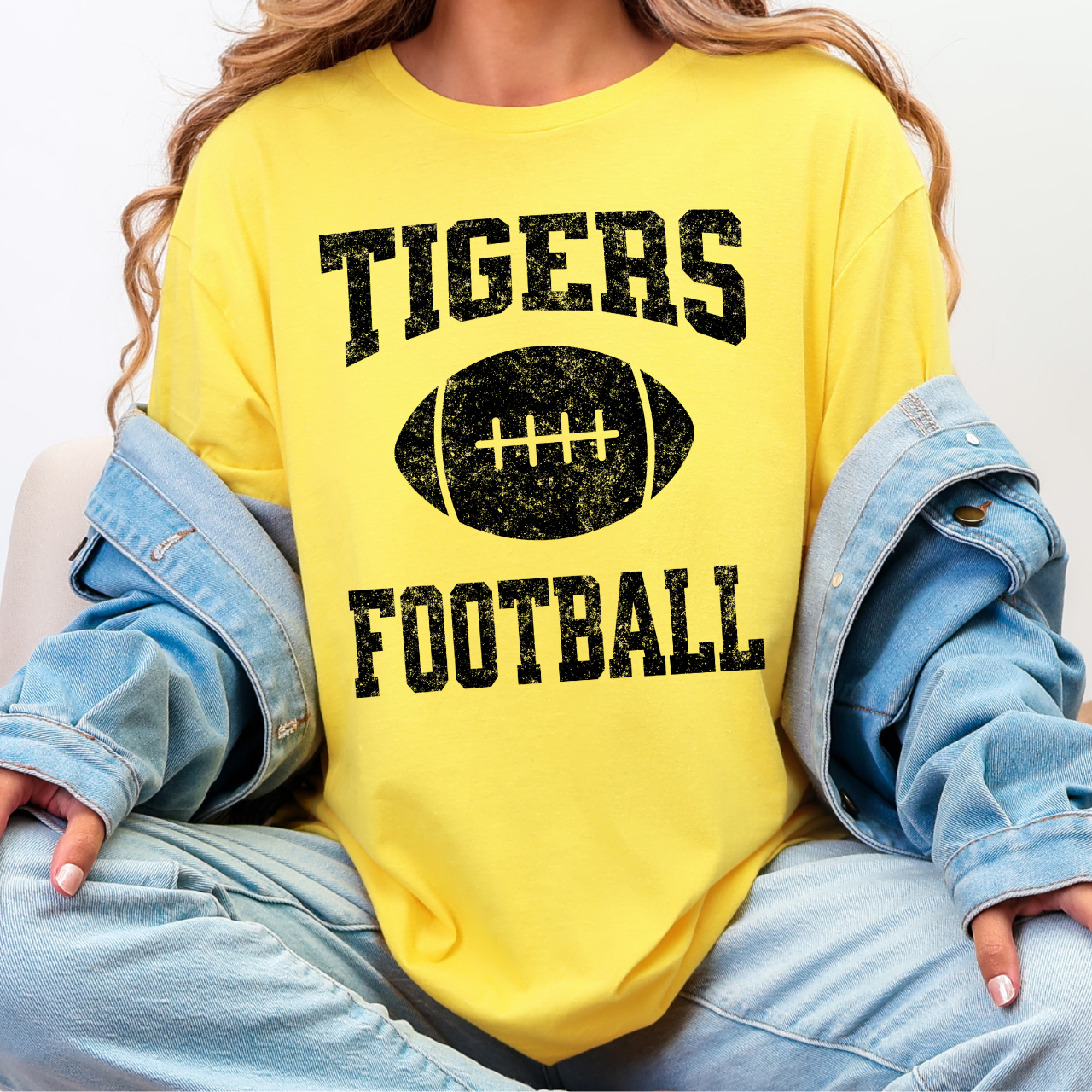 Tipton Tigers Football Tee (black)