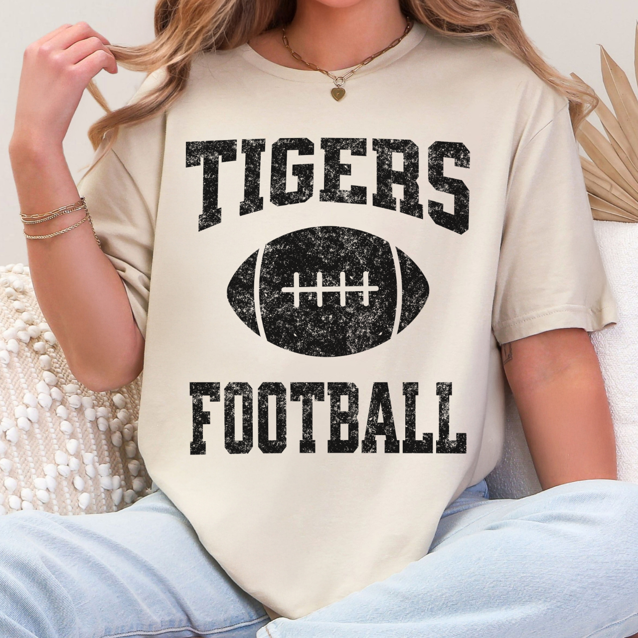 Tipton Tigers Football Tee (black)