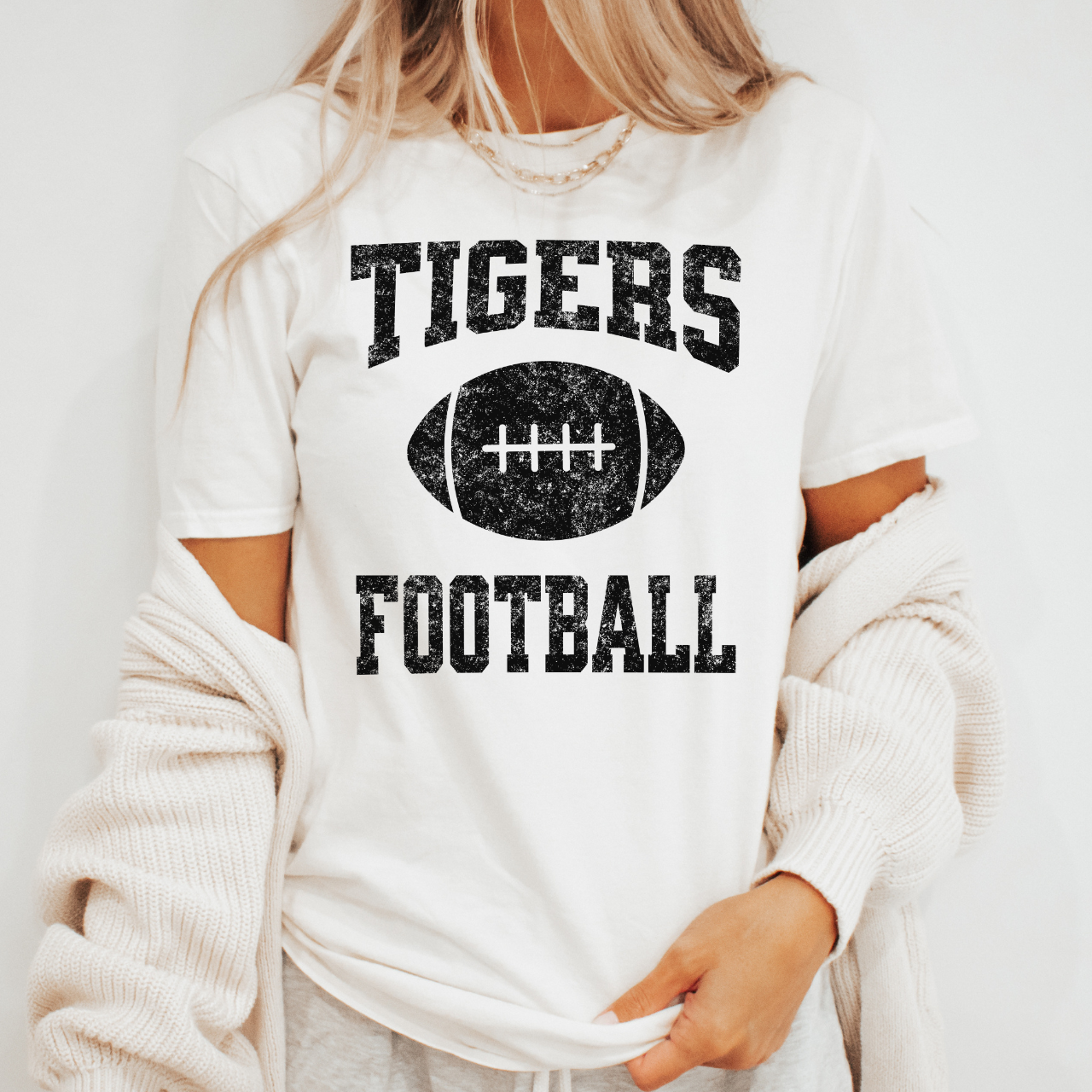 Tipton Tigers Football Tee (black)