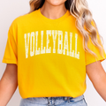 Durant Wildcats Volleyball Distressed Arch Tee