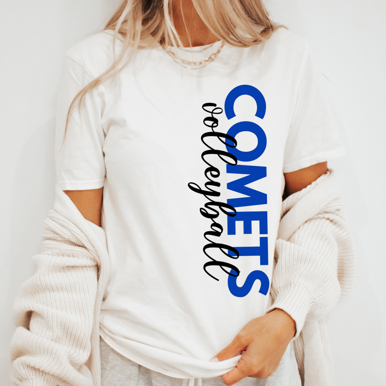 West Liberty Comets Side Print Volleyball Tee