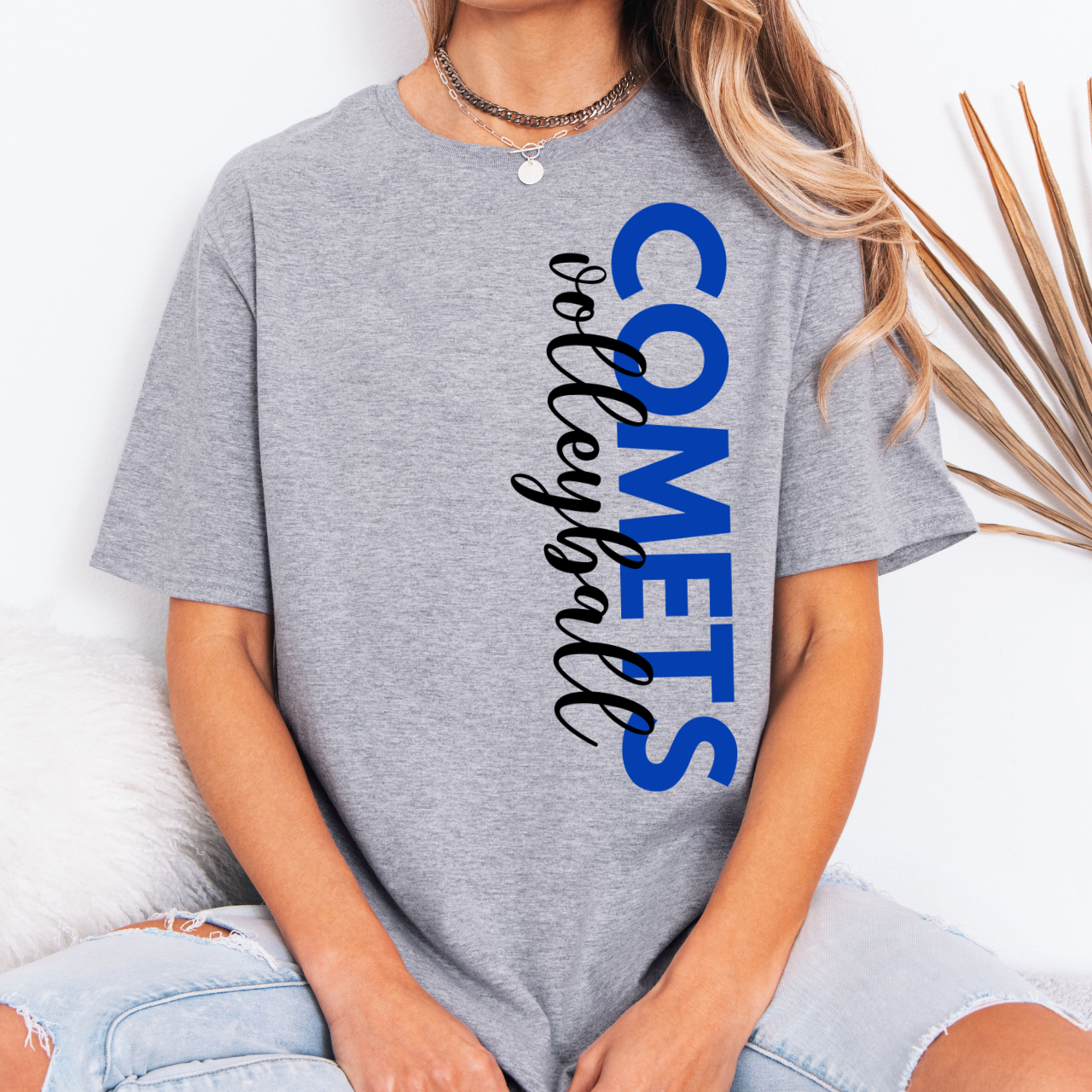 West Liberty Comets Side Print Volleyball Tee