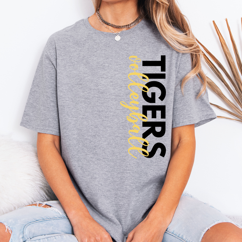 Tipton Tigers Side Print Volleyball Tee