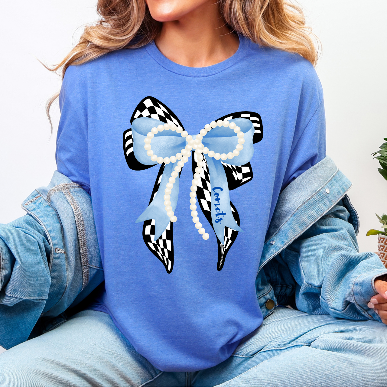 West Liberty Comets Pearl Bow Tee