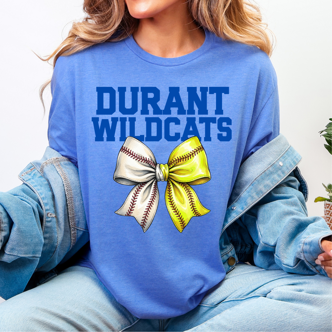 Durant Wildcats Baseball Softball Tee