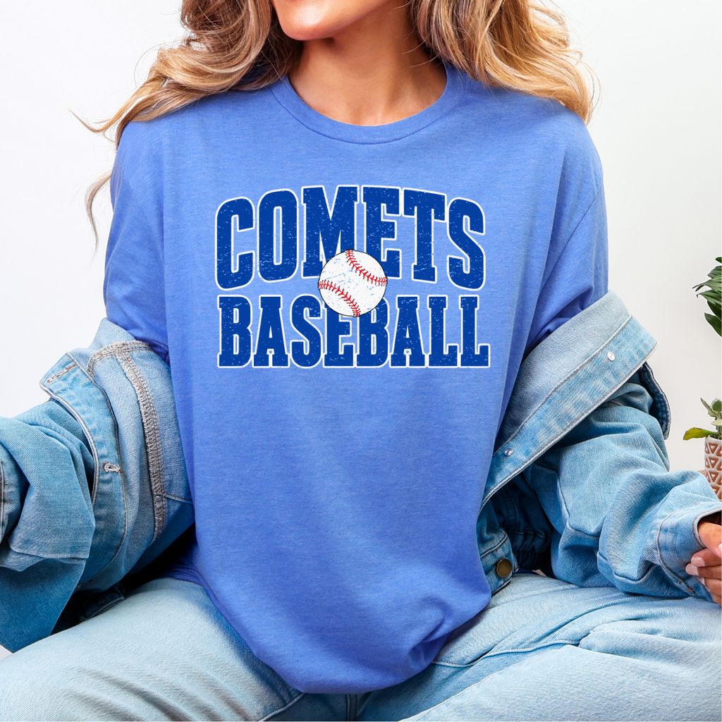 West Liberty Comets Baseball Tee