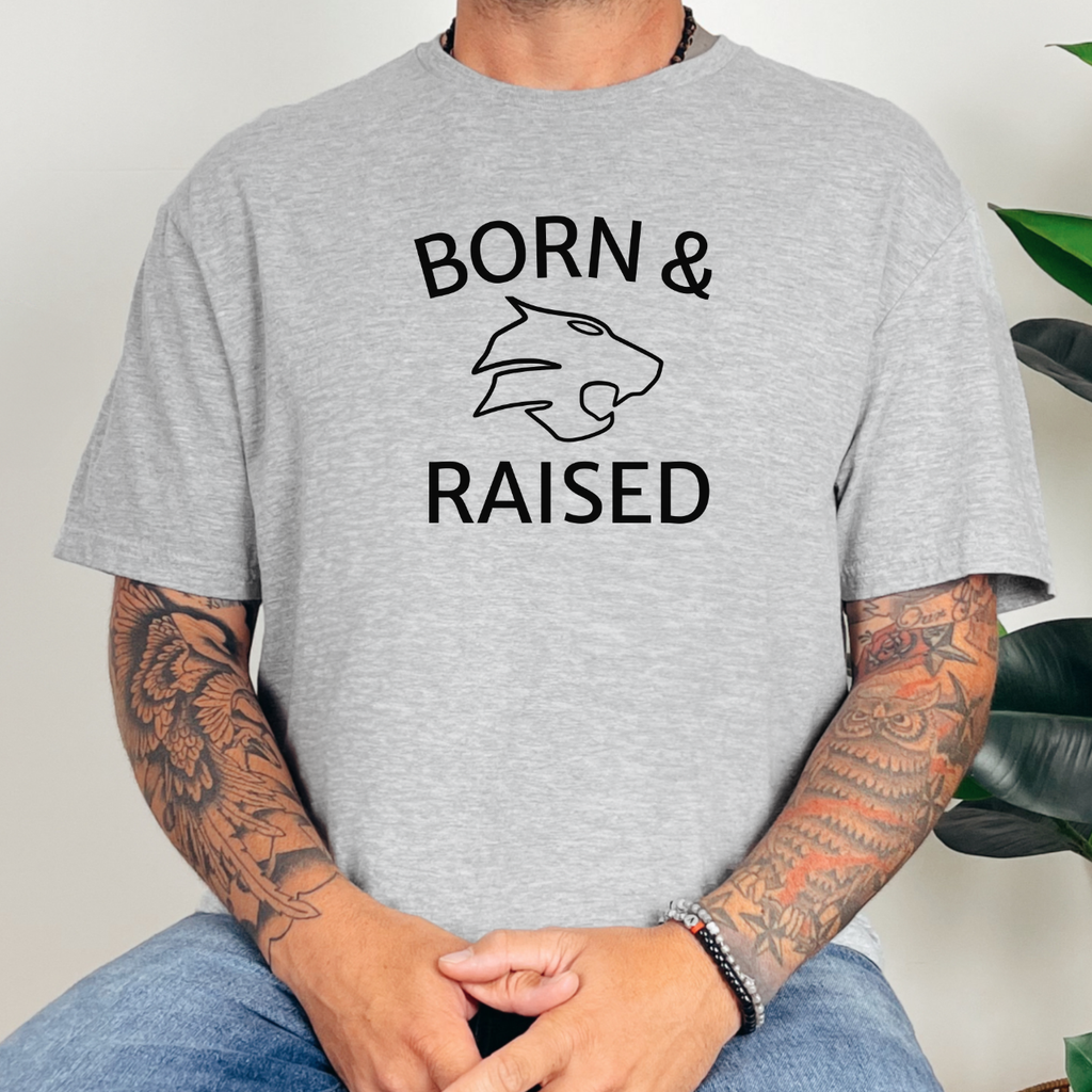 Born & Raised Wildcats Tee