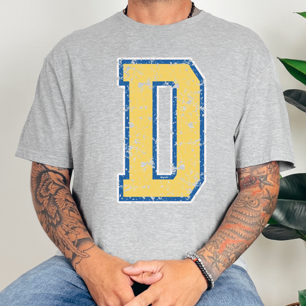 Durant Wildcats Distressed “D” Tee