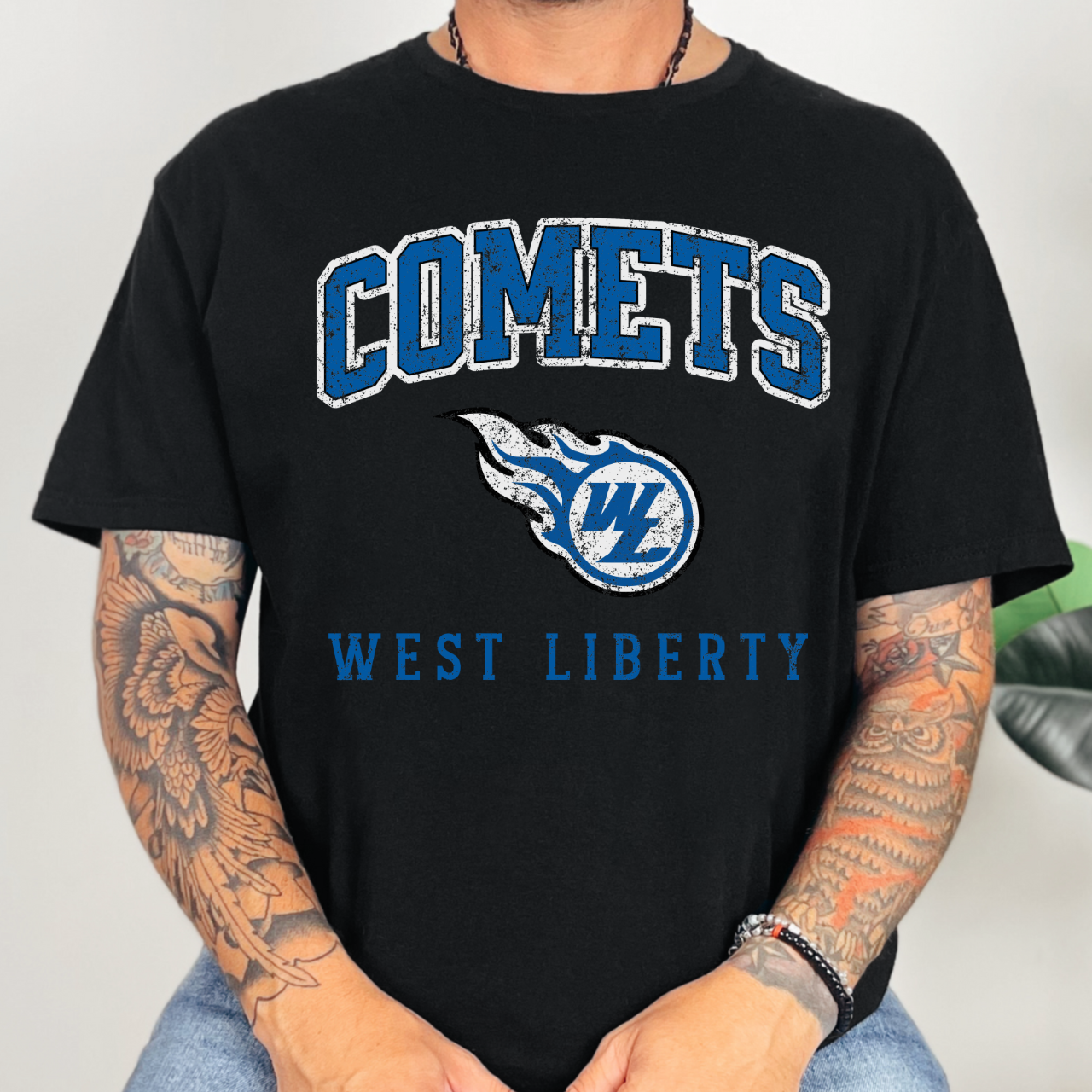 West Liberty Comets Classic Mascot Tee