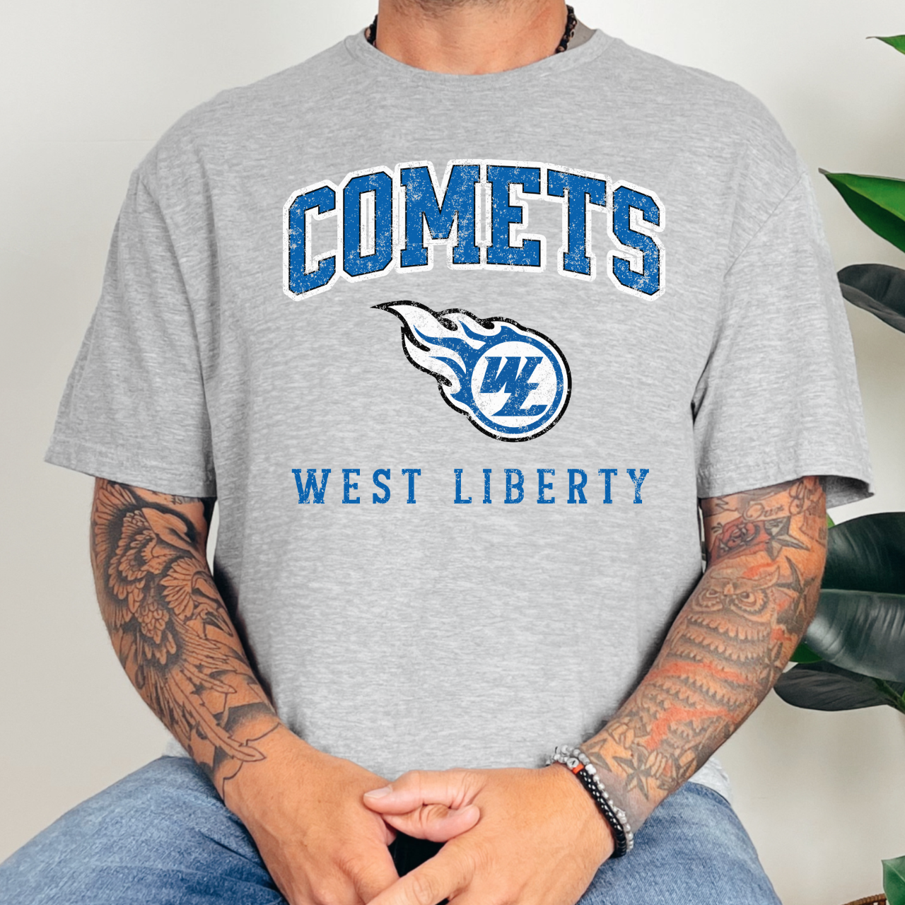 West Liberty Comets Classic Mascot Tee