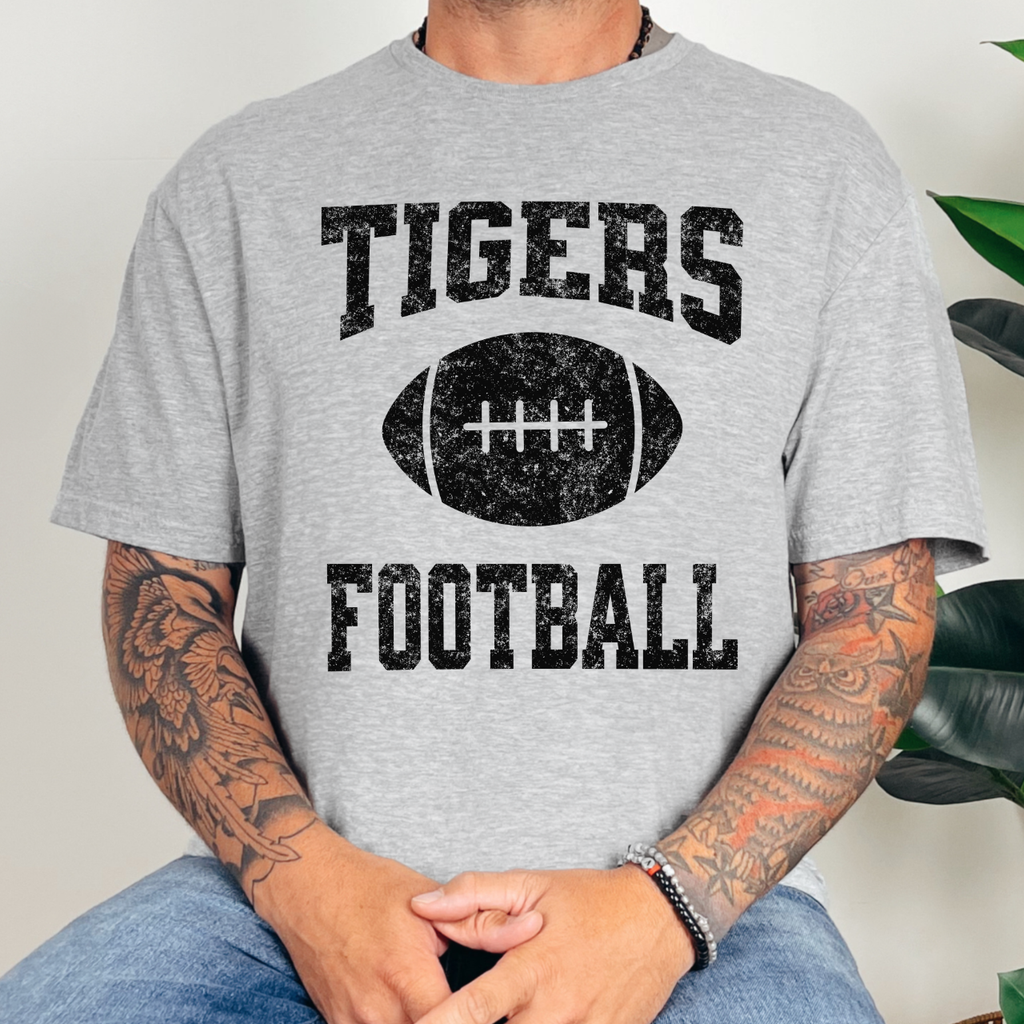 Tipton Tigers Football Tee (black)
