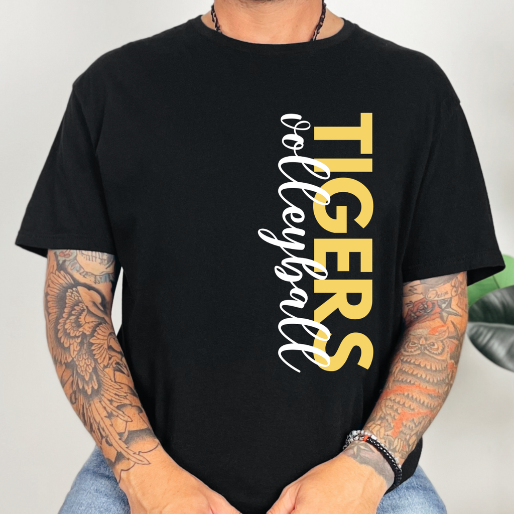 Tipton Tigers Side Print Volleyball Tee