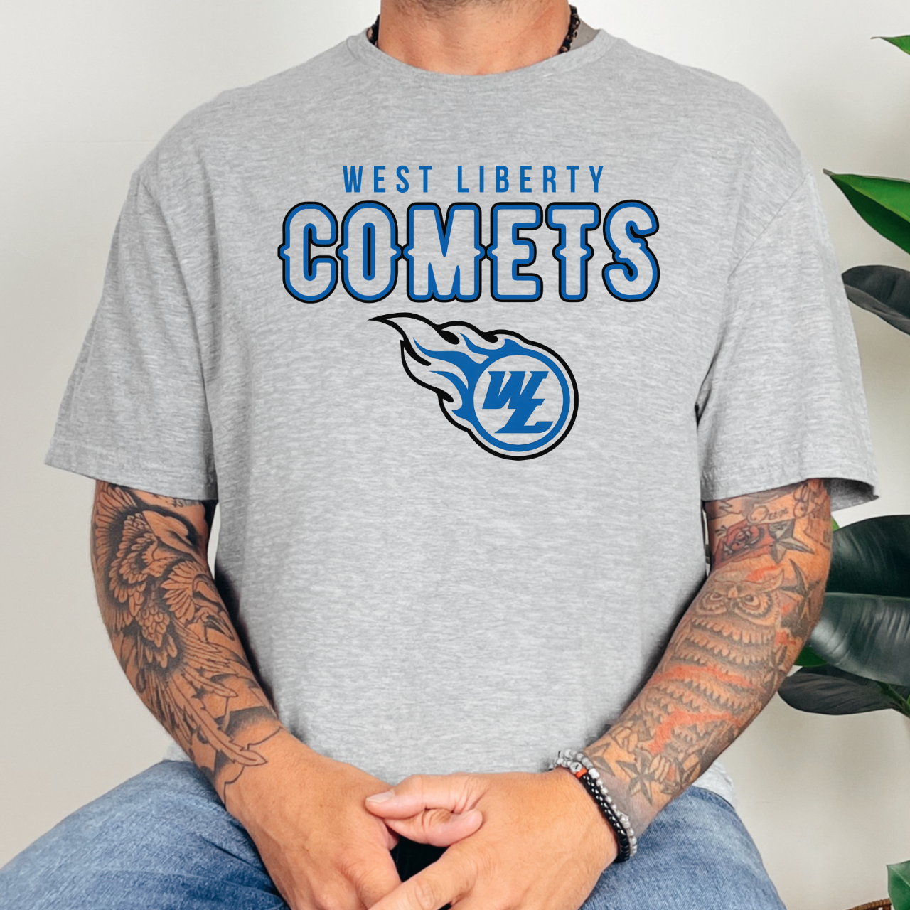 West Liberty Comets Mascot Tee